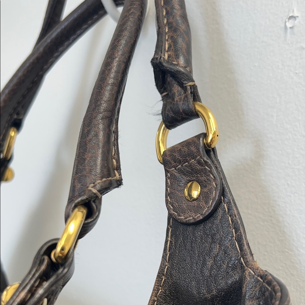 Pre-Loved GUCCI Guccissima Pelham Horsebit Large Shoulder Bag, Brown Leather - Picture 11 of 16